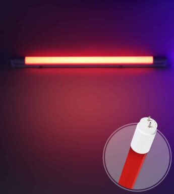 T8 TUBO LED ROJO – NANOPLÁSTICO – G13